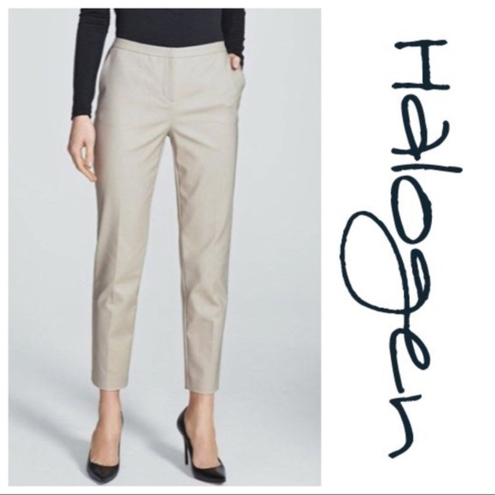 Halogen Tan Taylor Fit Career Wear To Work Trouser